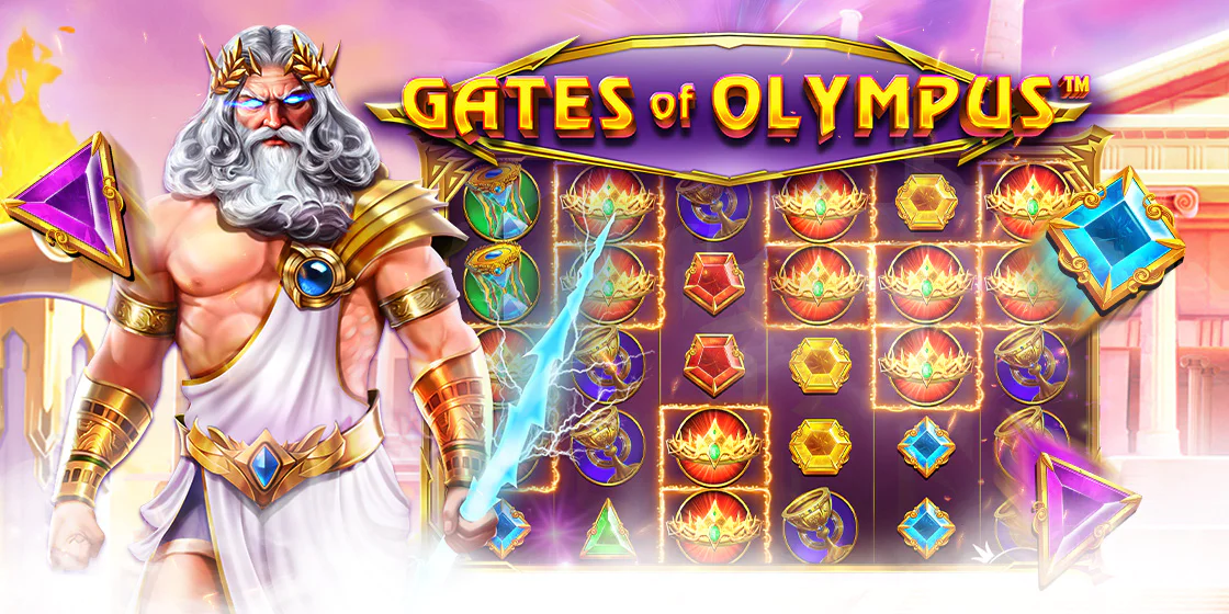 Banner épico Gates of Olympus da Pragmatic Play